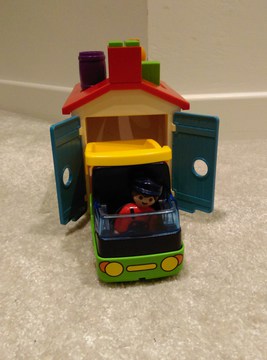 Garage et camion Playmobil 123 - Bon état