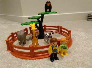Animaux zoo Playmobil 123 - Bon état